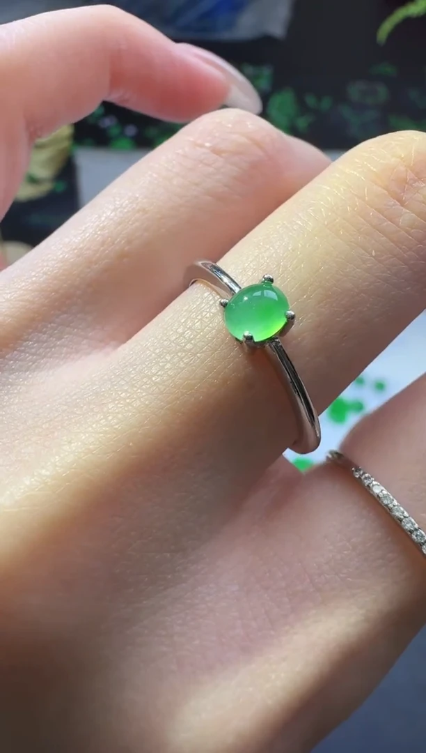 【闪购商品】翡翠套链银S925镶嵌00061921-多样性发货发一件