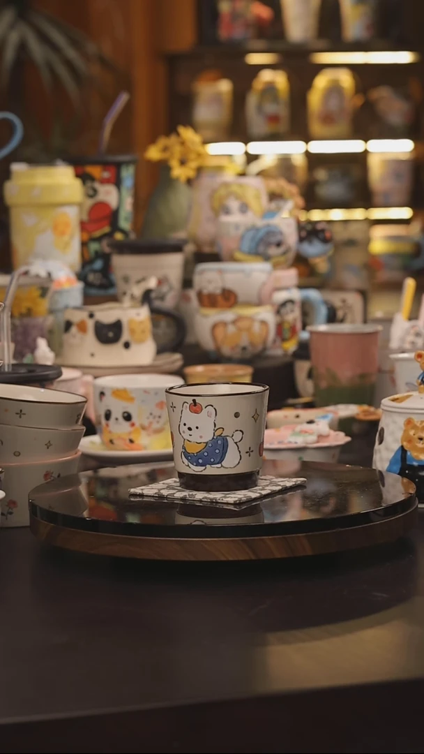 景德镇釉下彩绘设计师款式陶瓷