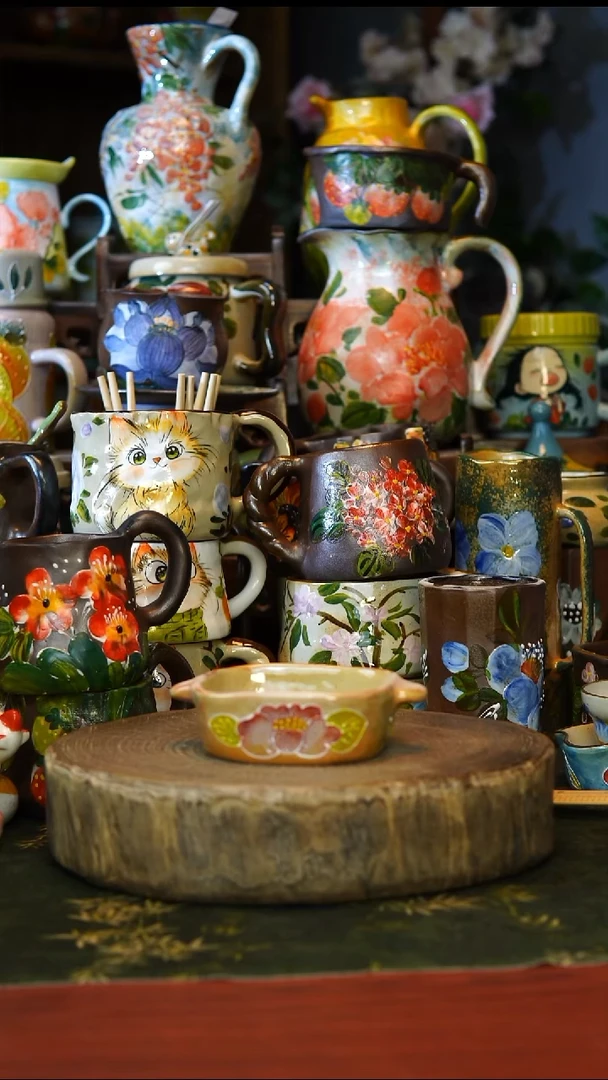 陶瓷31景德镇手工手绘釉下彩