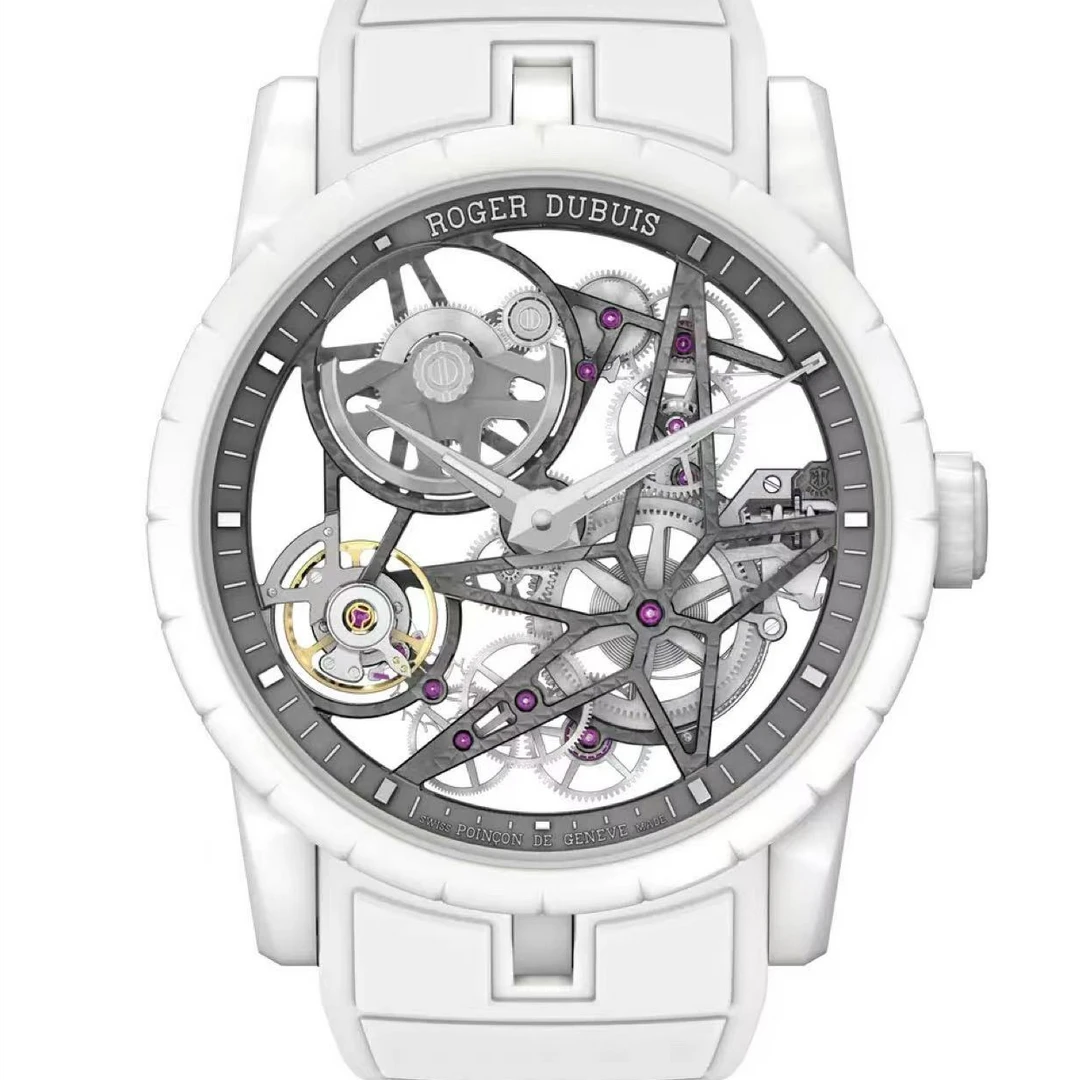 99新 ROGER DUBUIS/罗杰杜彼 哈奢馆/潮人/BEX0949/45mm/21年卡