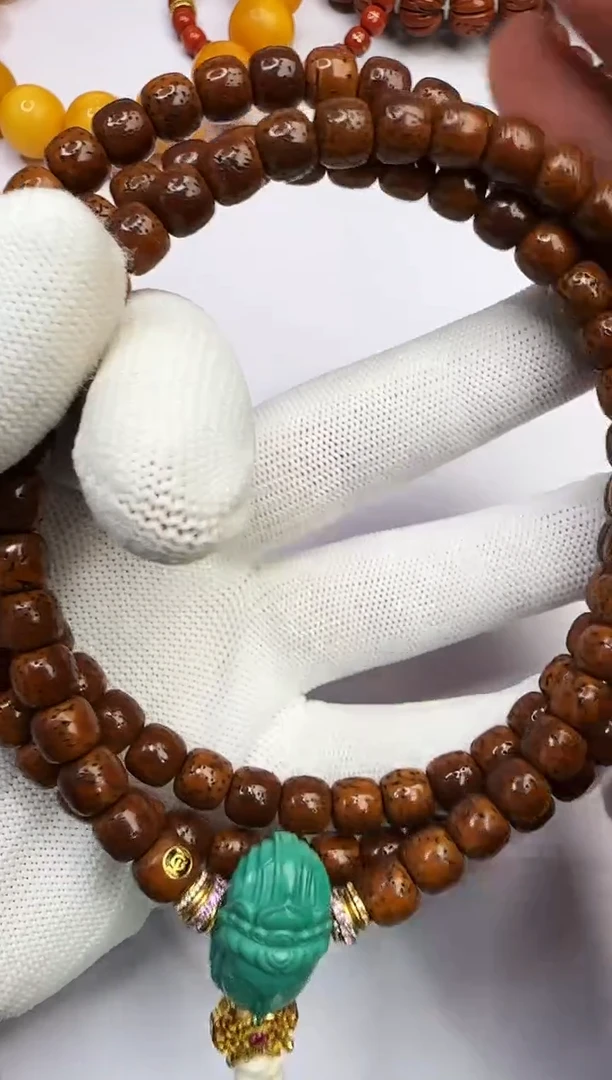 星月菩提吊坠星月108