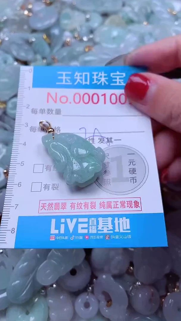 吊坠(不含链)未镶嵌翡翠1009