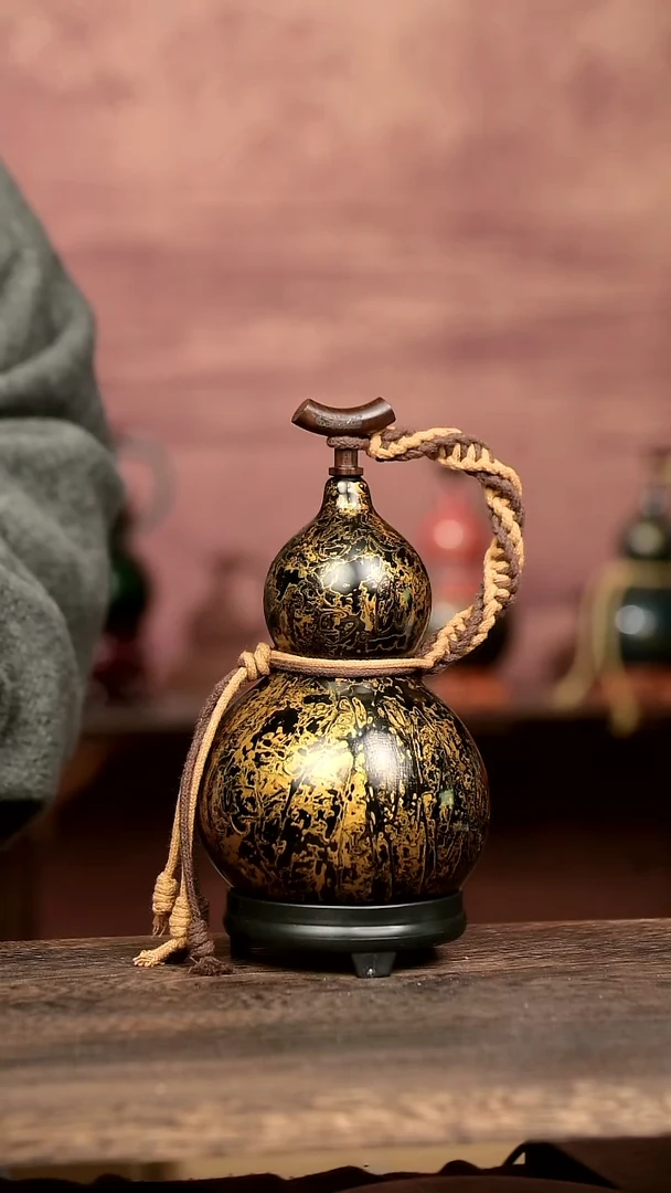 786  大漆葫芦水壶/酒壶 一物一拍