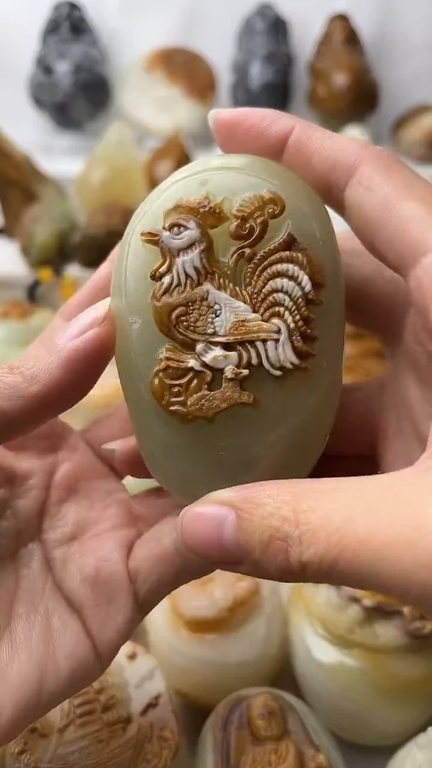 石材古青石棉纹正常不退换鸡微瑕