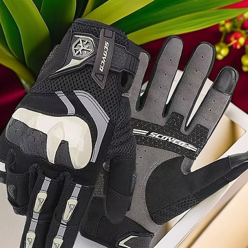Scoyco/赛羽MC117防摔骑行手套夏季男女款摩旅透气耐磨触屏手套