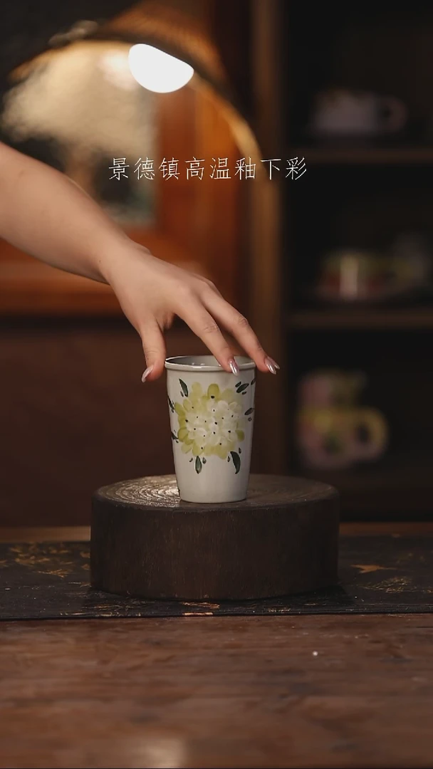 陶瓷景德镇高温釉下手绘陶瓷487