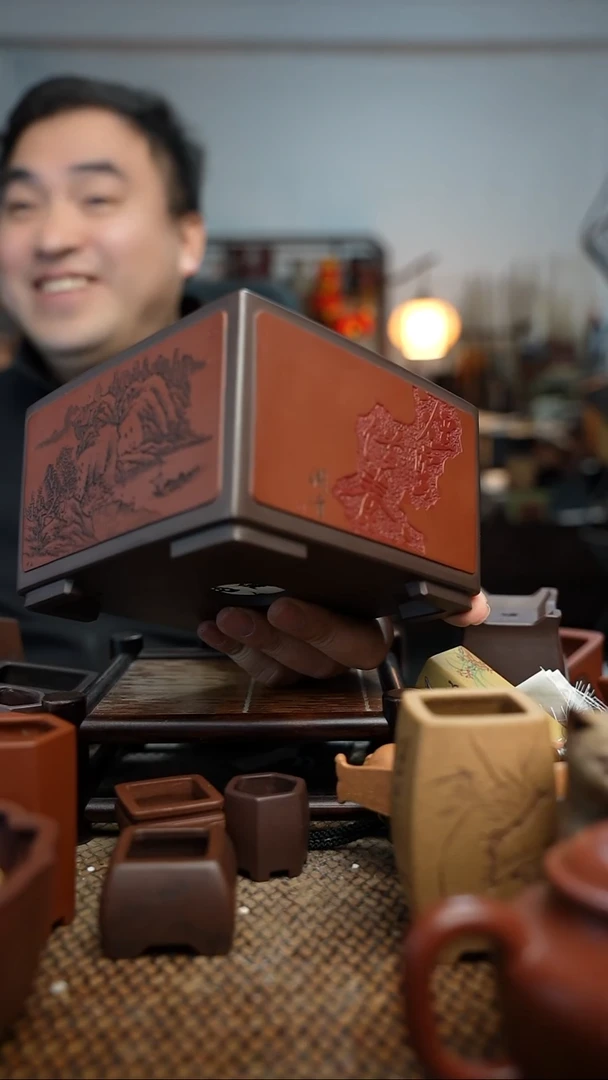 紫砂花盆雄*長木軒精品紫砂