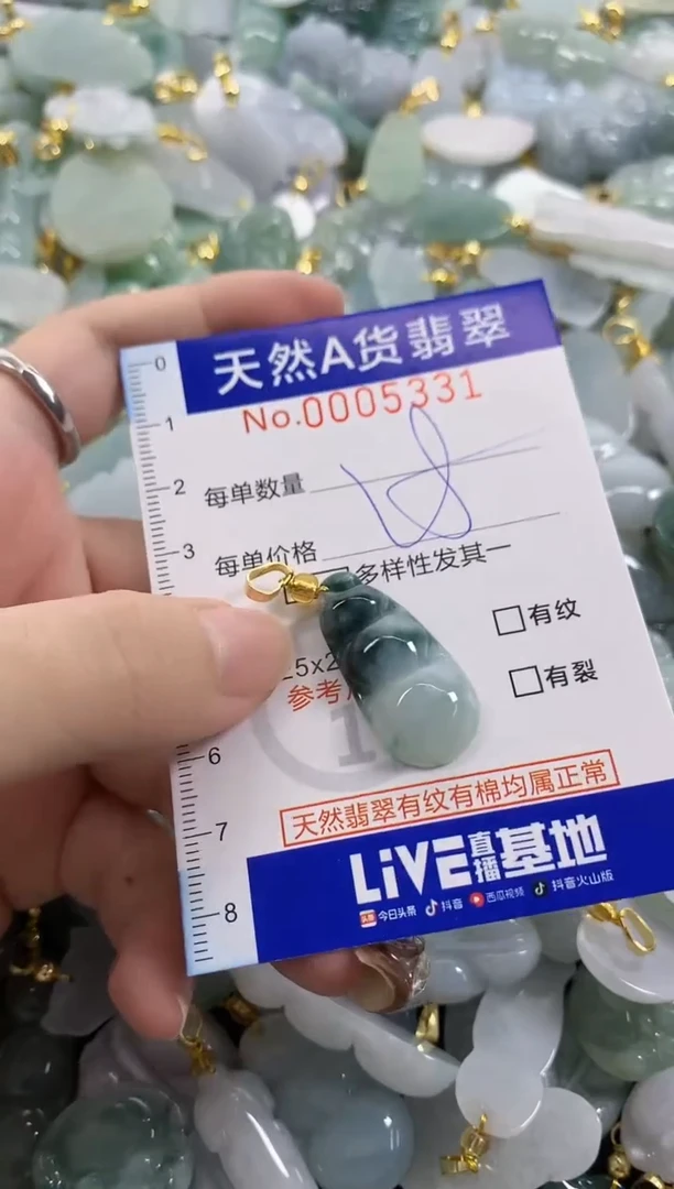 颈饰未镶嵌翡翠天然A货翡翠
