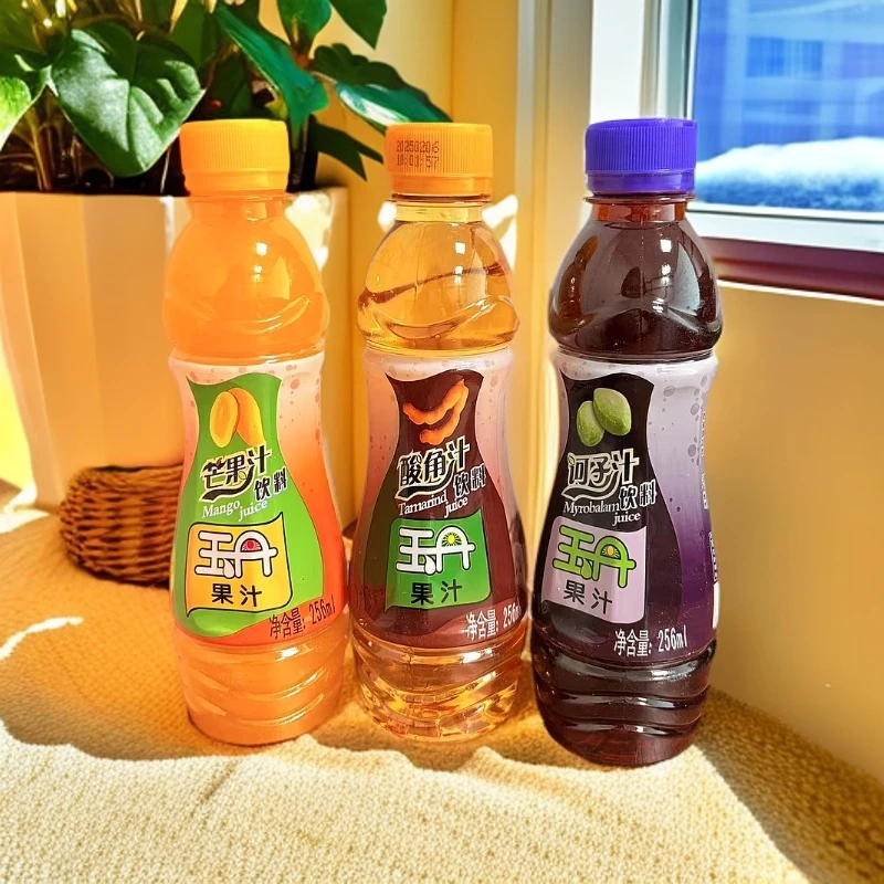 云南临沧特产诃子汁 玉丹果汁永徳芒果酸角诃子汁瓶子饮料