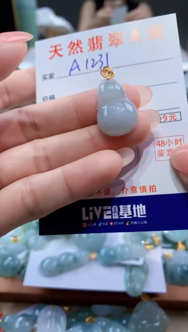 颈饰未镶嵌翡翠天然翡翠A货挂件