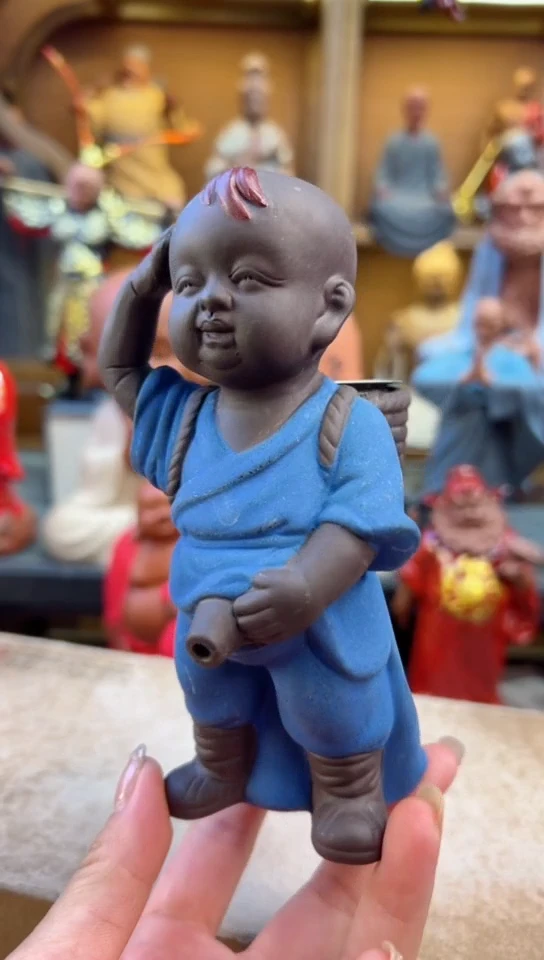 紫砂茶宠器闵茶宠摆件