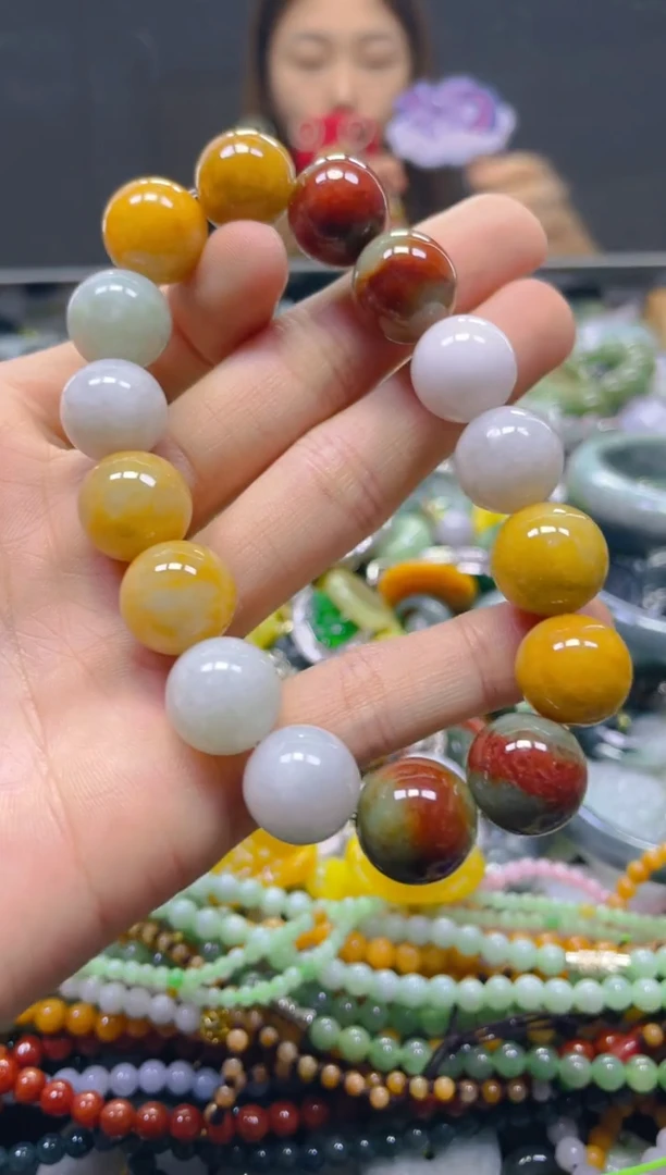 颈饰未镶嵌翡翠13MM