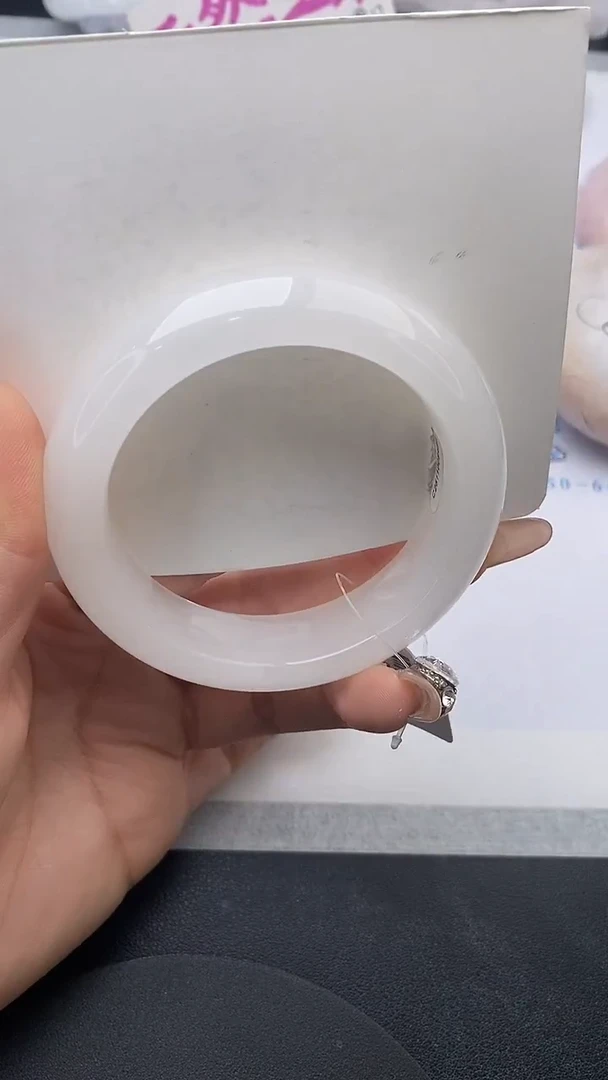 未镶嵌手镯石英质玉w69-HHB56+