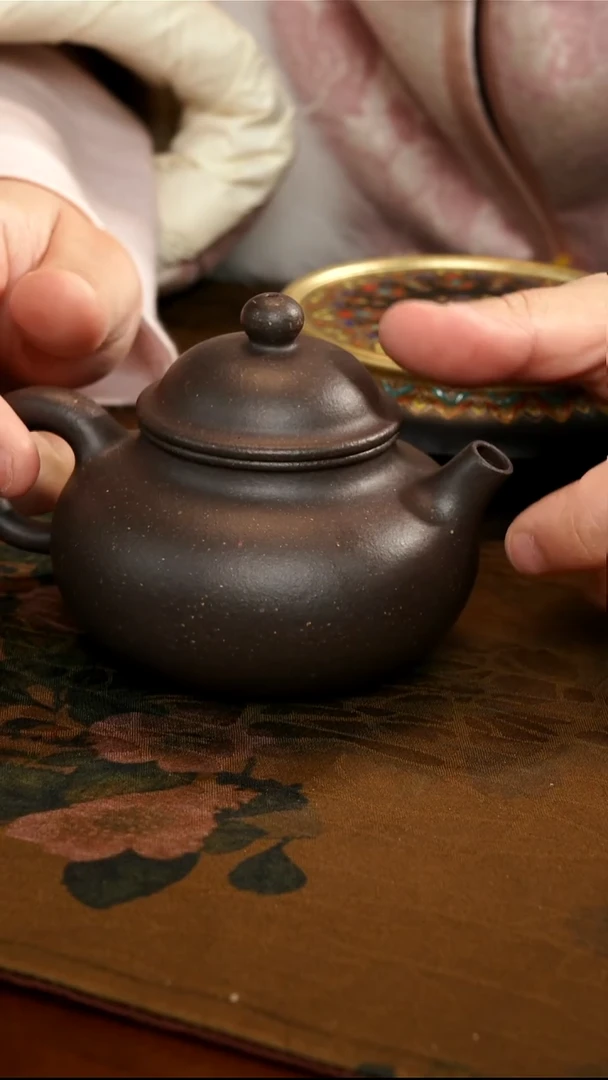 茶壶紫砂夹*天青容天壶