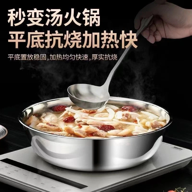 【拼手速】不锈钢厨房和面盆汤盆揉面洗菜火锅盆XYG-EYY