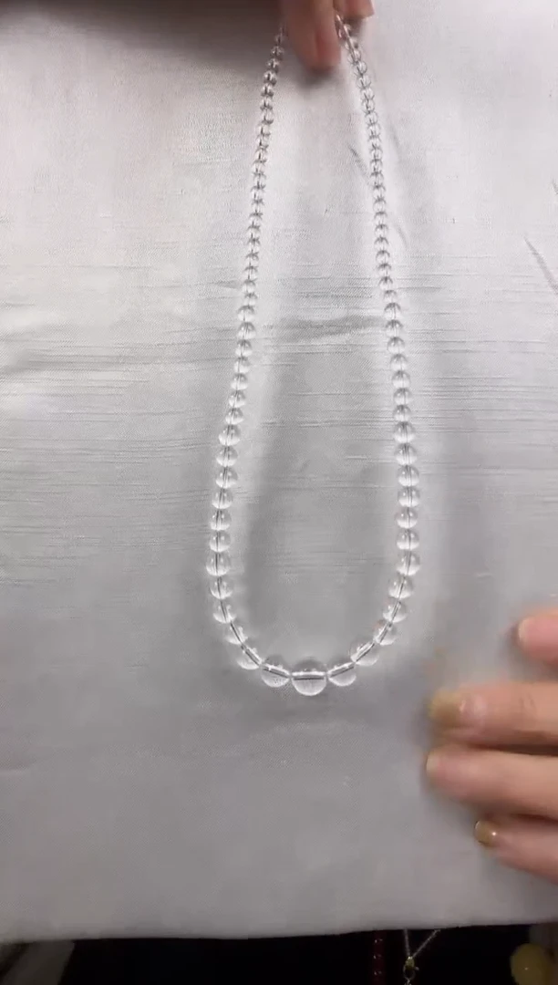 颈饰银S925镶嵌水晶天然