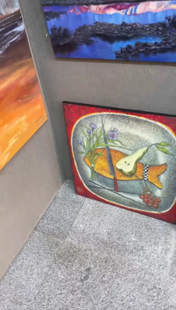 俄美协画家原创油画70*70 波波夫
