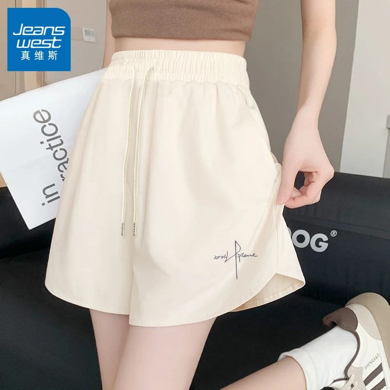 真维斯运动短裤女夏2025新款轻薄夏季外穿速干裤透气抗菌三分裤女