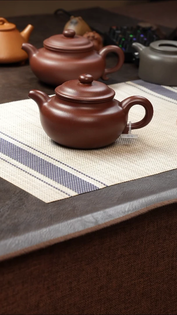 茶壶紫砂壶·20底槽青仿古325cc