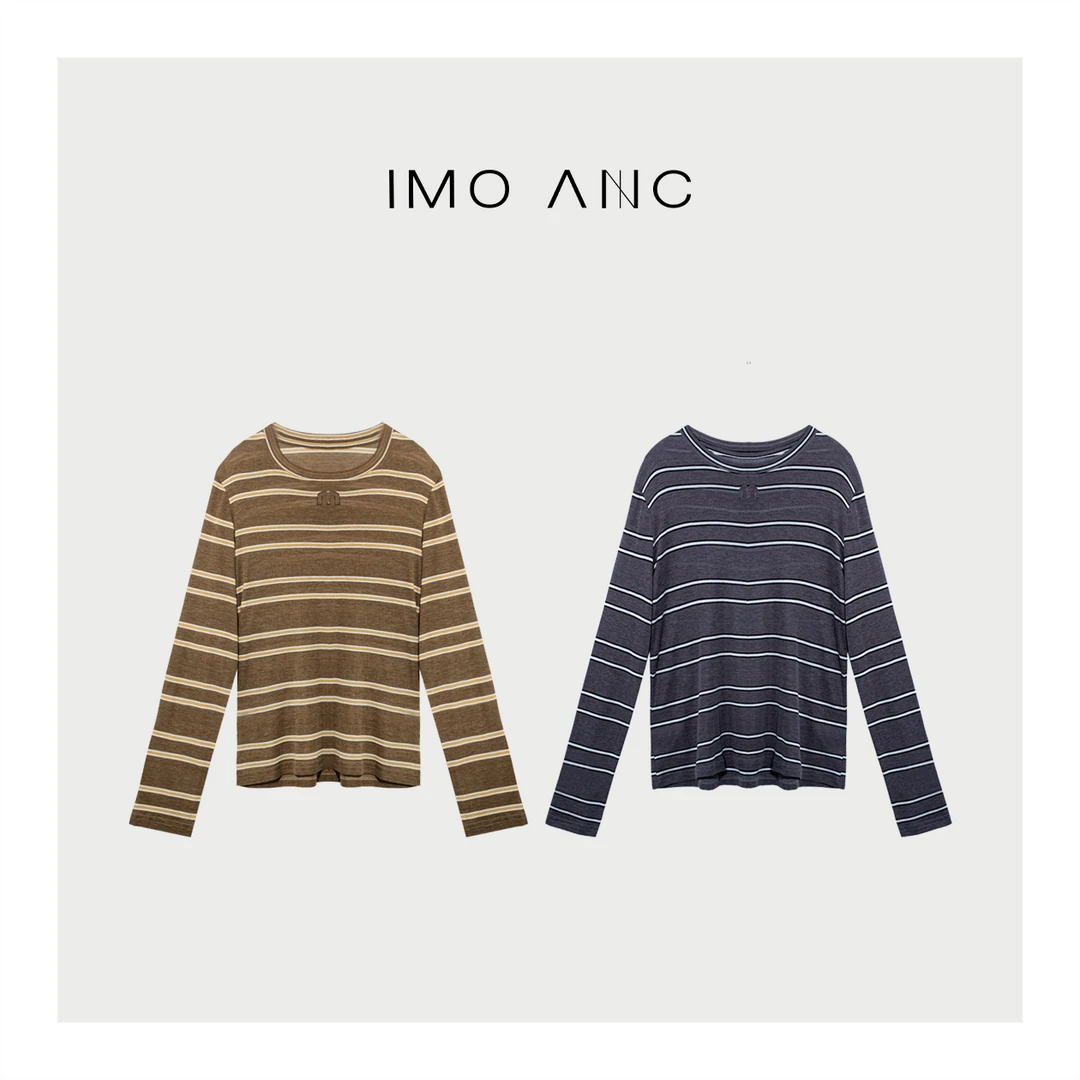 IM SO FANCY慵懒休闲条纹长袖TSQ1276