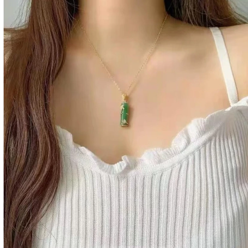 合金亚克力项链  粉丝福利竹节项链