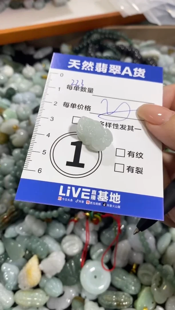 颈饰未镶嵌翡翠天然翡翠A货批量多样性发一件