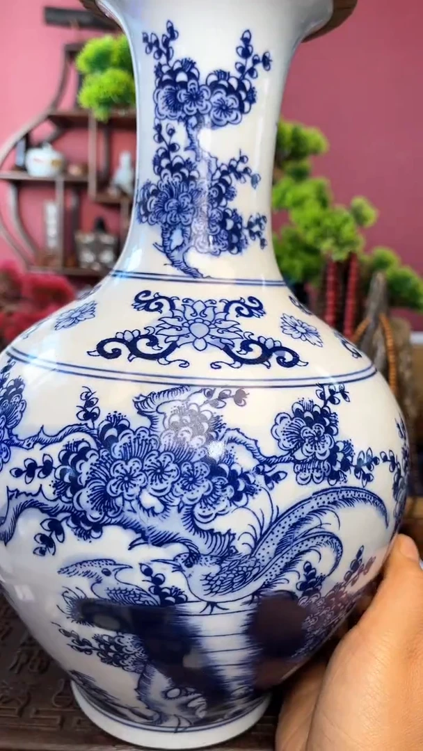 【闪购商品】妍妍批发108-球青花罐。