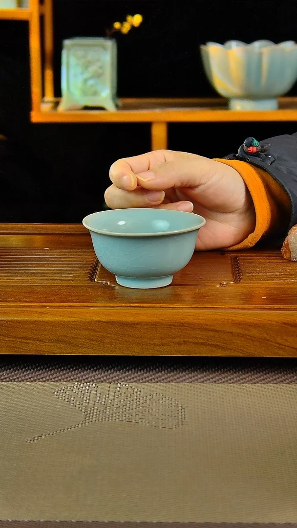 【闪购商品】婷婷专属闪购原款原釉汝瓷福利杯