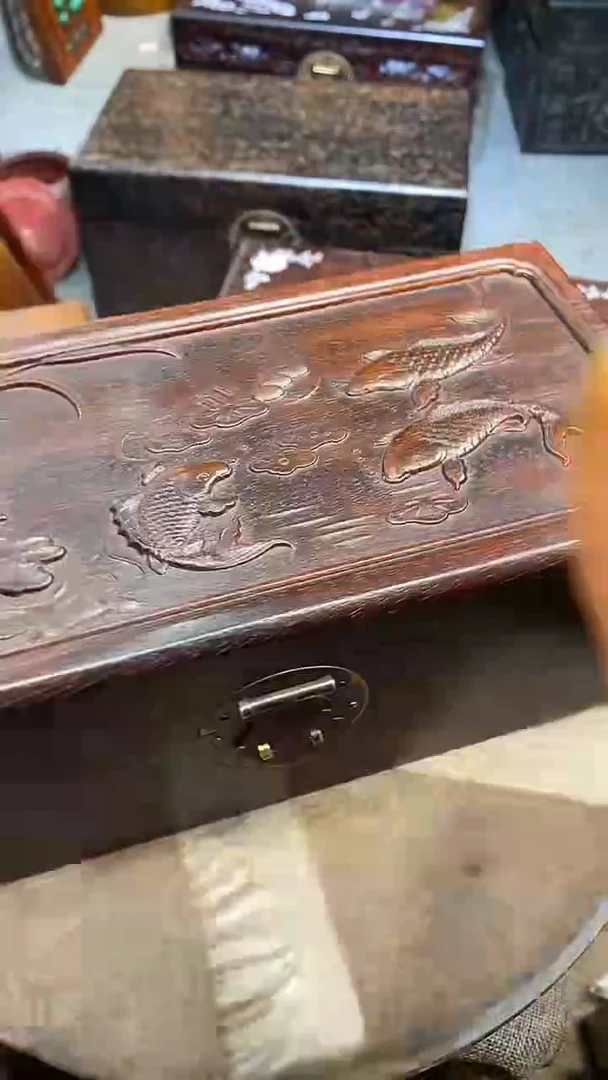 木木雕款雕刻盒子一个