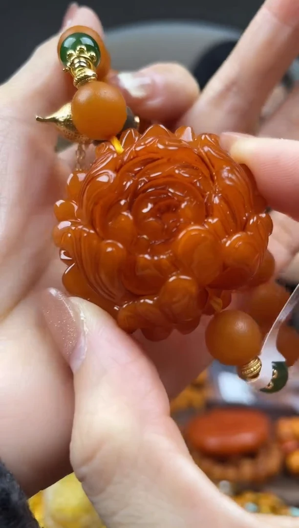 【闪购商品】琥珀裸石未镶嵌首饰 假1赔4（多样性发货1件（微瑕