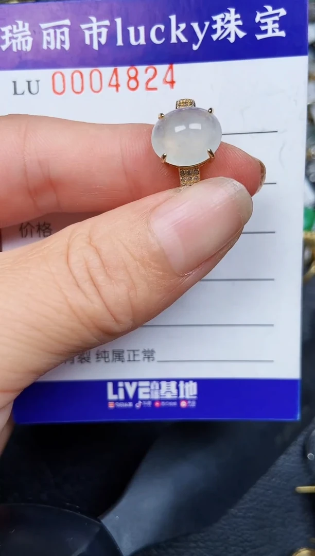 翡翠银S925镶嵌颈饰4824