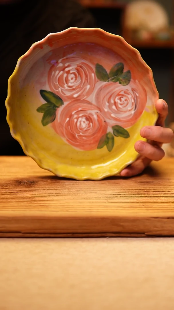【闪购商品】@@陶园瓷舍@@纯手工手绘@高温釉下彩