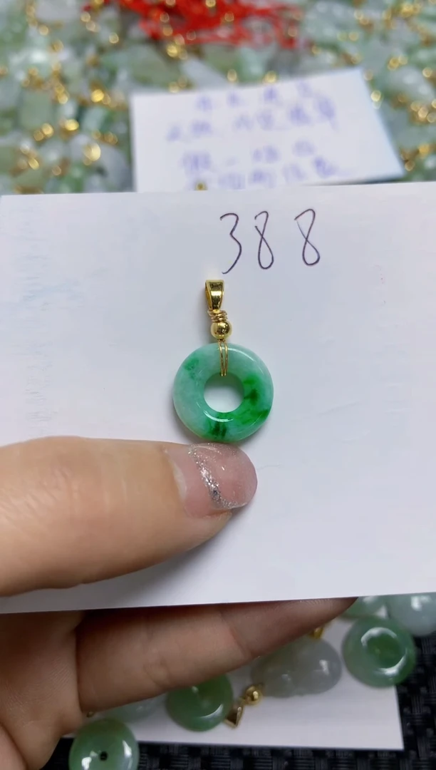 【闪购商品】翡翠颈饰合金  天然A货翡翠