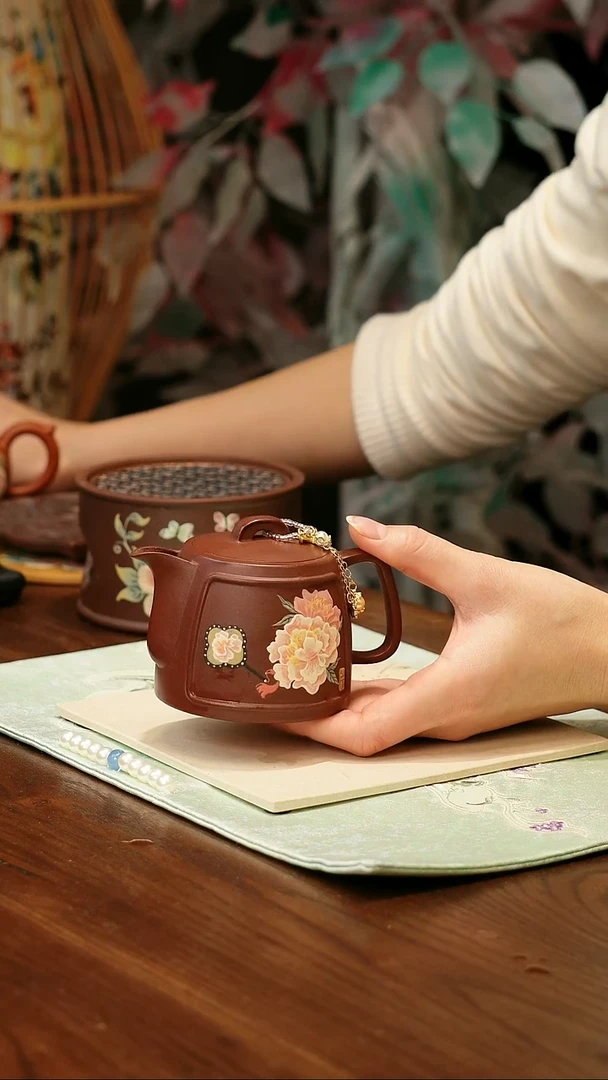 茶壶紫砂小**意宜兴原矿手工紫砂壶