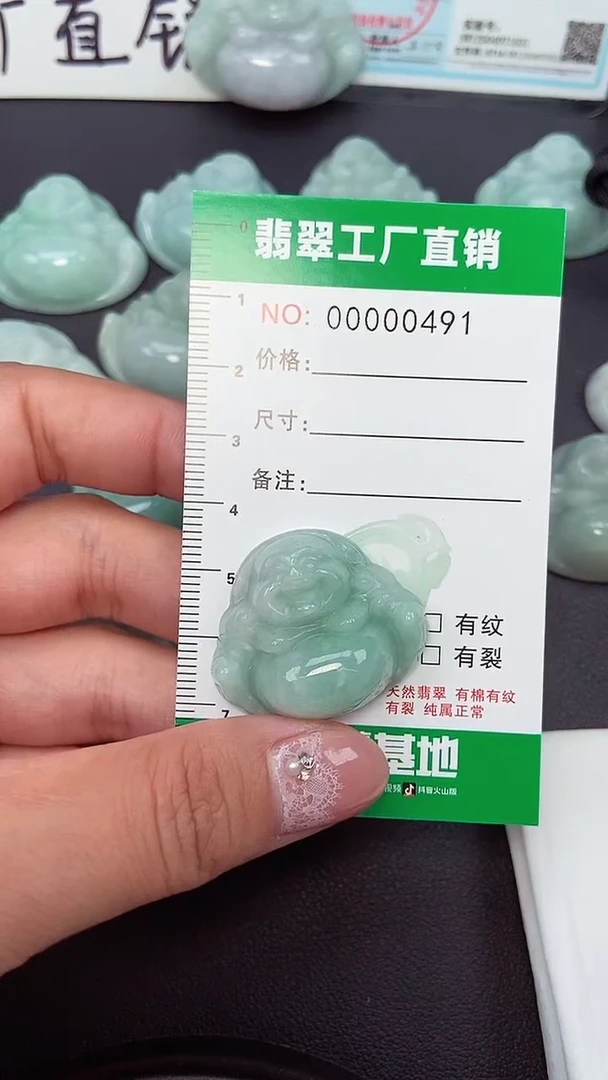 颈饰未镶嵌翡翠缅甸天然翡翠0491