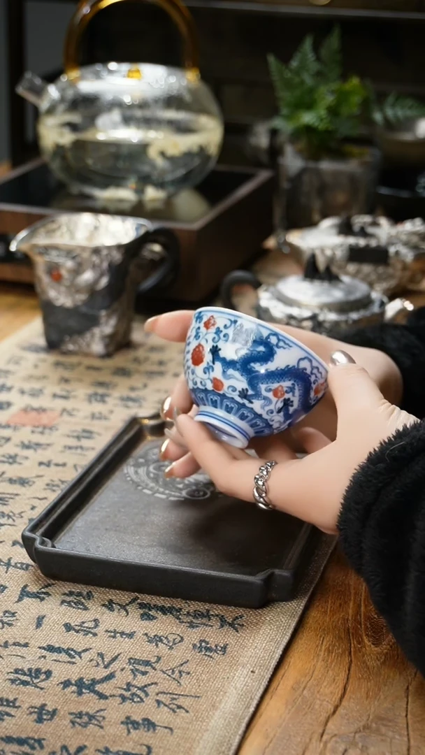 【闪购商品】福器艺术龙凤主人杯