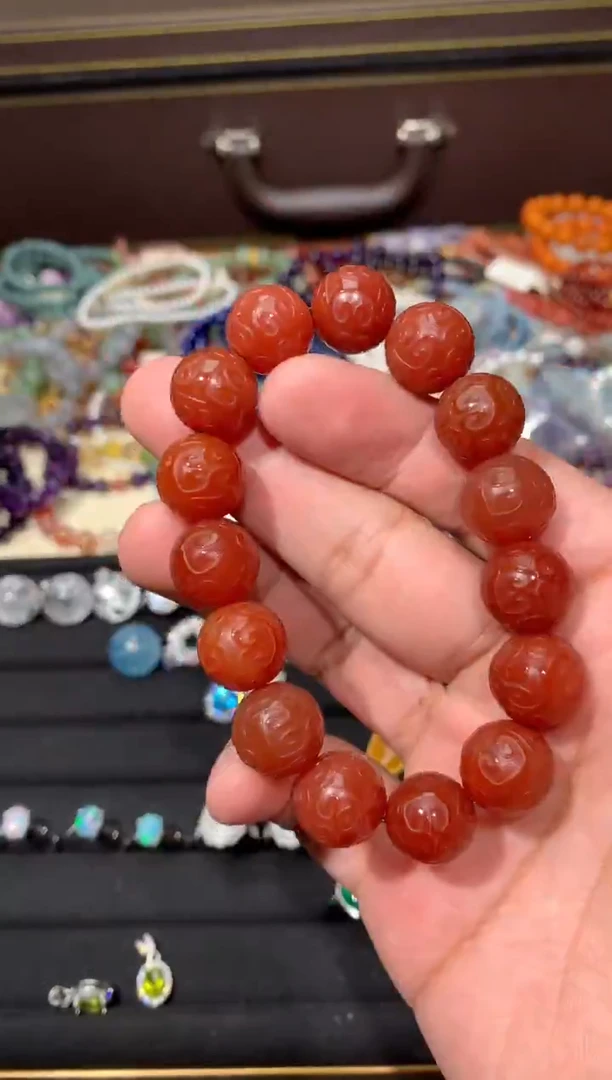 未镶嵌手链玛瑙/玉髓Q78【多样性发其一】