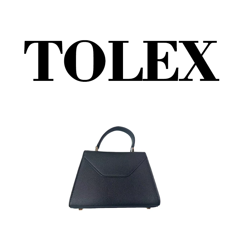 TOLEX2025新款手工时尚女包万手提黑色百搭