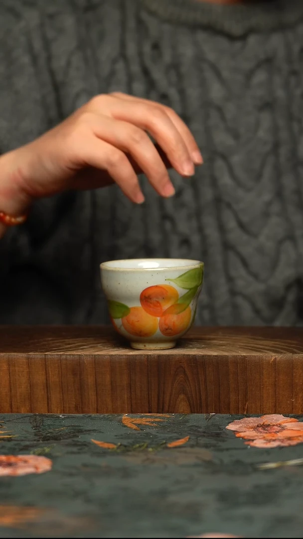 瓷片釉下彩手工手绘同款陶器