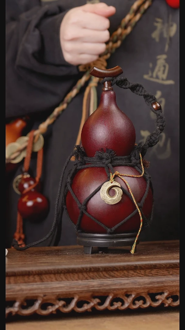 254号精品天然大漆酒葫芦一物一拍~