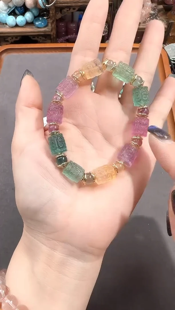 石英质玉手链合金42541545