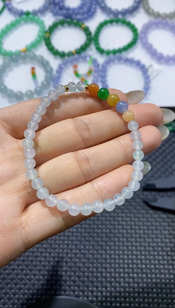 散珠翡翠卡5加手串