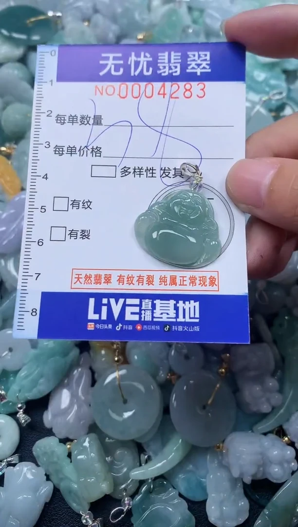 颈饰未镶嵌翡翠4283