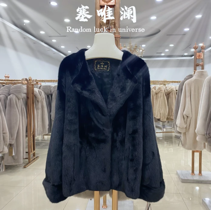 【塞唯澜】20号挽袖圆领外套女款