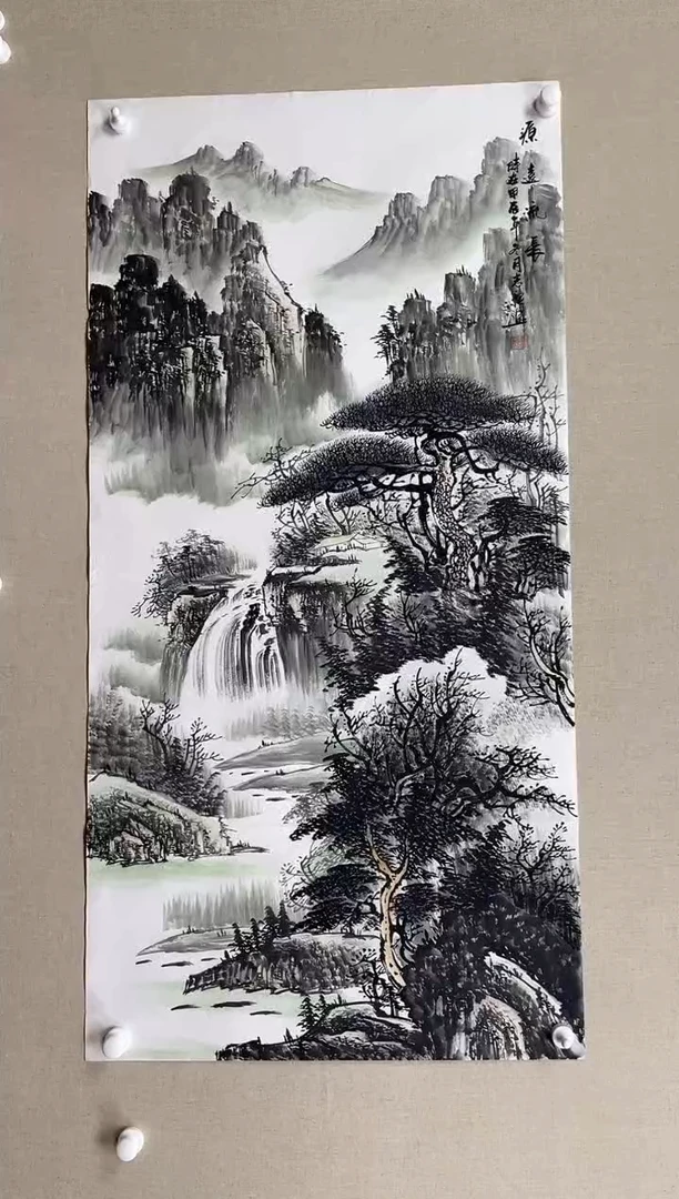 国画138*68 杨志龙杨志龙杨志龙杨志龙