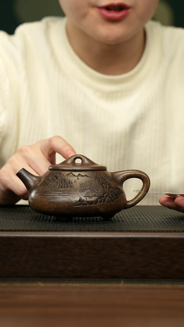 【闪购商品】紫砂茶壶宜兴原矿 手工 紫砂壶容量320CC