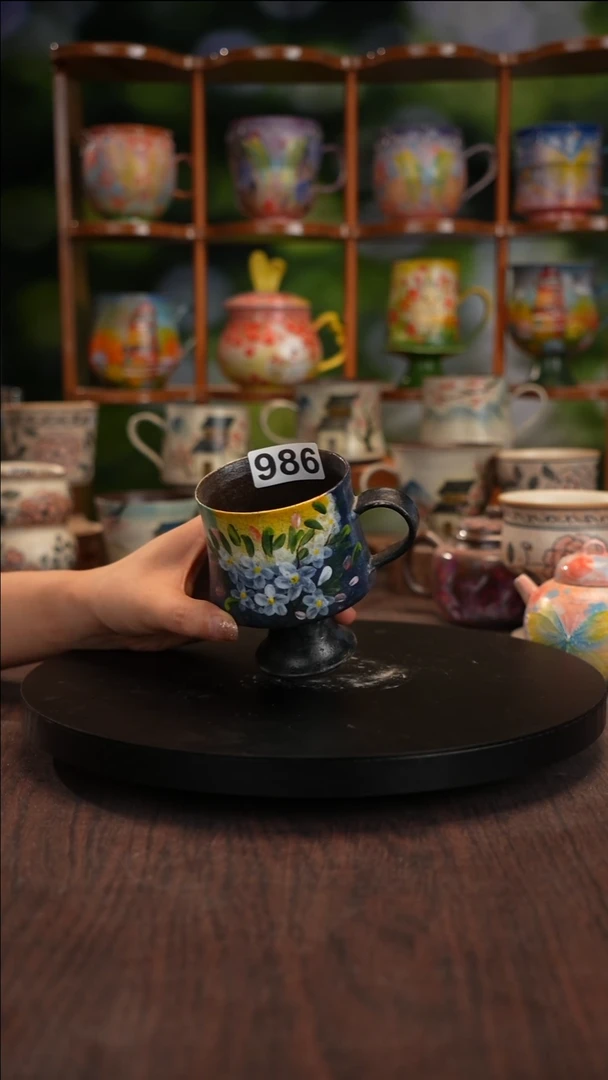 景德镇手绘陶瓷紫砂杯