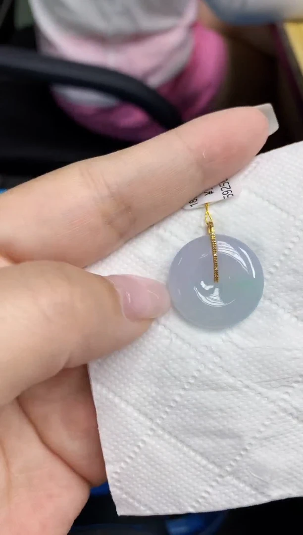 颈饰18K金镶嵌翡翠111