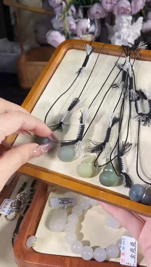 项链未镶嵌和田玉多样性发其一孤品默认微瑕