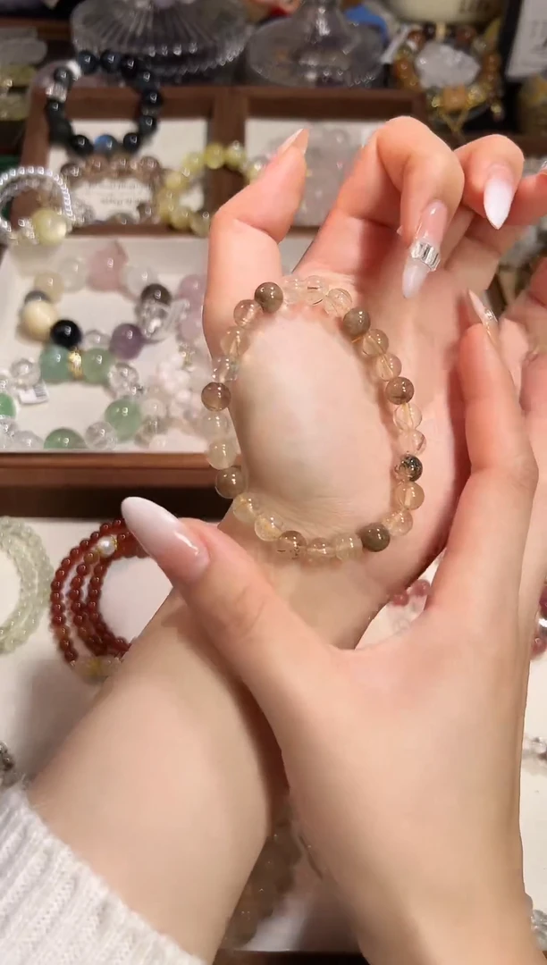 合金手链水晶多样性发货发其一，默认微瑕